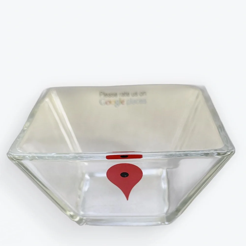 Rare “Please Rate Us On Google Places” Google Maps Pin Nibbles/Paperclips Bowl